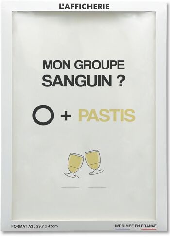 Affiche "Mon Groupe Sanguin ?" 2