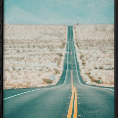 Nature Desert Road Poster