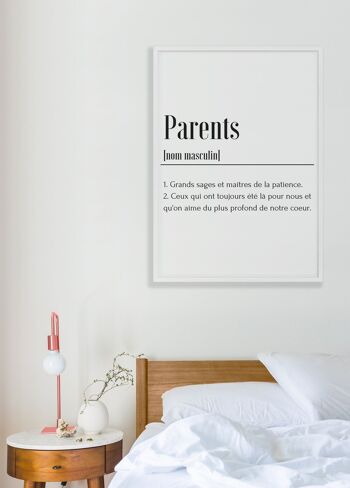 Affiche Définition Parents 4