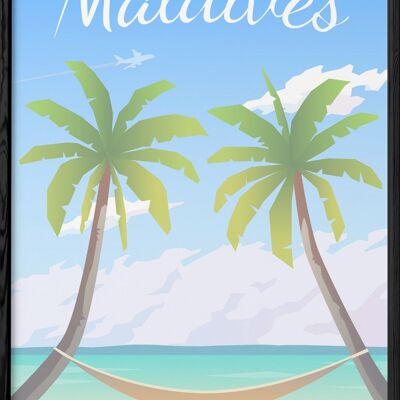 Affiche Maldives