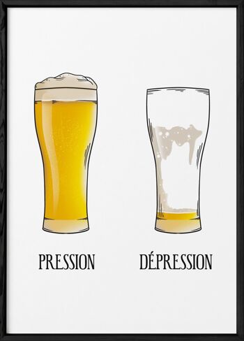 Affiche Pression/Dépression - humour 3