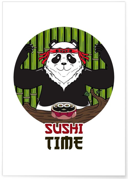 Affiche Sushi Time