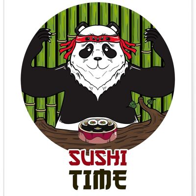 Sushi-Zeit-Plakat