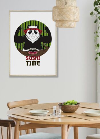 Affiche Sushi Time 3
