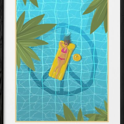 Fresh Summer Pool Poster