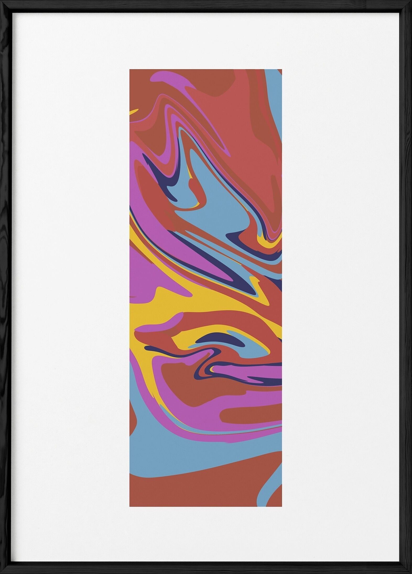 Poster a colori pop astratto