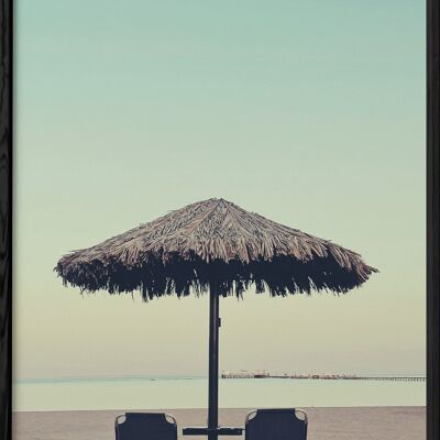 Natur-Strand-Sonnenschirm-Plakat