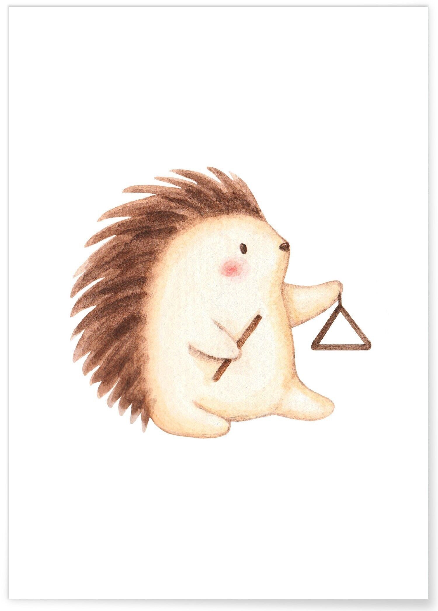 Bambino Poster Trombone Porcospino