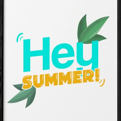 Affiche Hey Summer