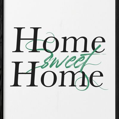 Poster di casa dolce casa