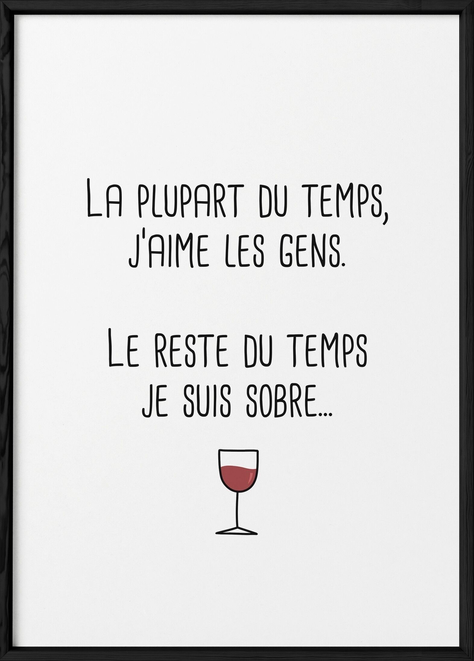 Poster "Most of the time..."