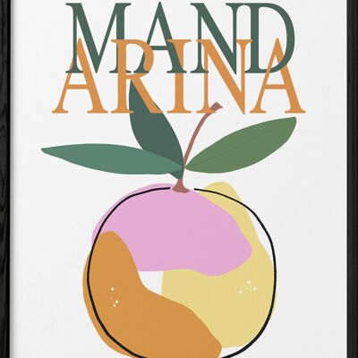 Mandarina-Plakat