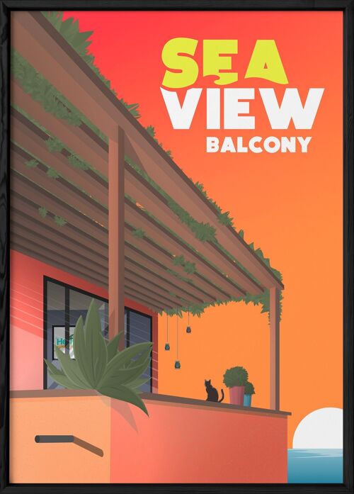 Affiche Sea View Balcony