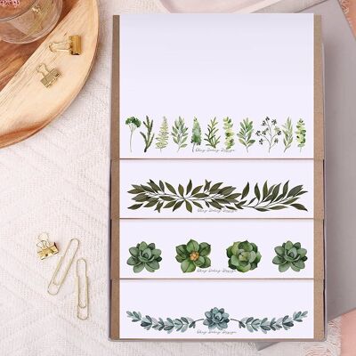 A5 Unlined Succulents Writing Paper Gift Set