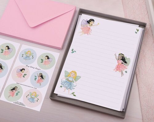 A5 Lined Fairies Writing Paper