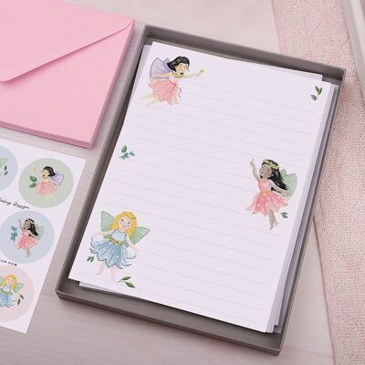 A5 Lined Fairies Writing Paper