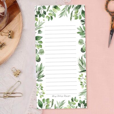 Botanical List Notepad