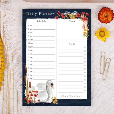 Swan and Reeds Daily Planner Pad