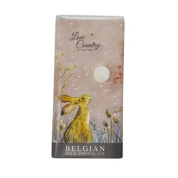 Tablette de chocolat belge de luxe Berries & Snowflakes (paquet de 3)