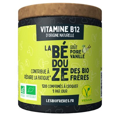 Bédouze Poire Vanille– Comprimés à croquer  – Vitamine B12