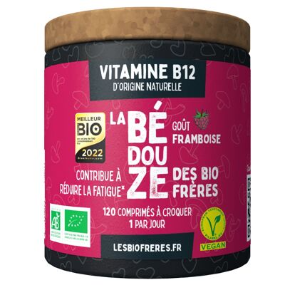 Bédouze Frambuesa - Comprimidos masticables - Vitamina B12