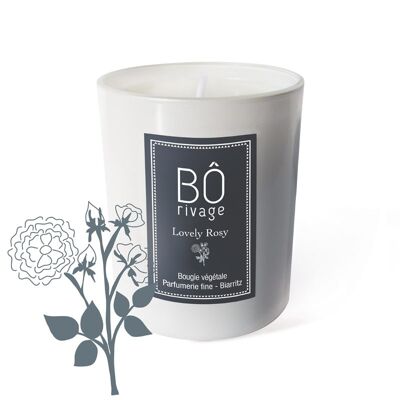"Lovely Rosy" Vegetable scented candle 160g