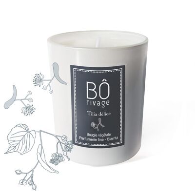 "Tilia délice" Vegetable scented candle 160g