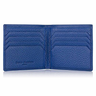 Cartera de cuero Richmond azul zafiro