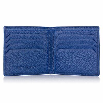 Sapphire Blue Richmond Leather Billfold Wallet