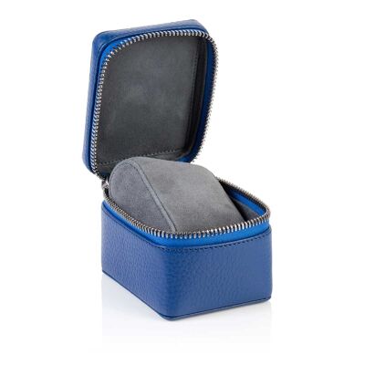 Sapphire Blue Richmond Leather Watch Box