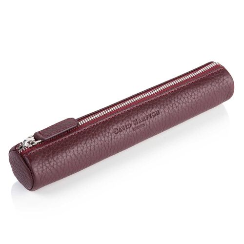Burgundy Richmond Leather Pencil Case