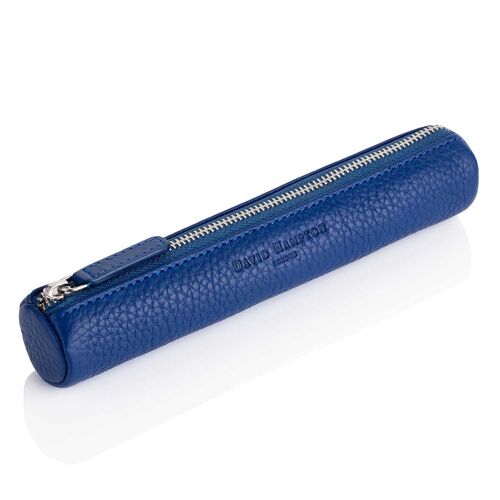Saphire Blue Richmond Leather Pencil Case