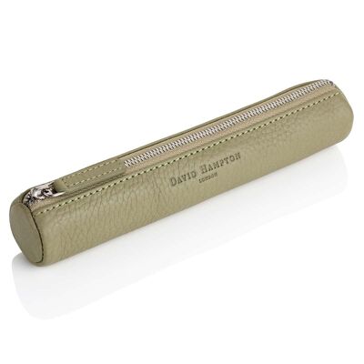 Sage Green Richmond Leather Pencil Case