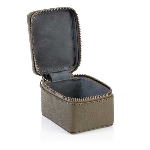 Olive Green Richmond Leather Small Trinket Box