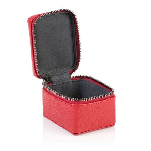 Red Richmond Leather Small Trinket Box