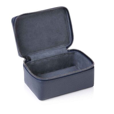 Indigo Blue Richmond Leather Trinket Box