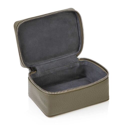Olive Green Richmond Leather Trinket Box