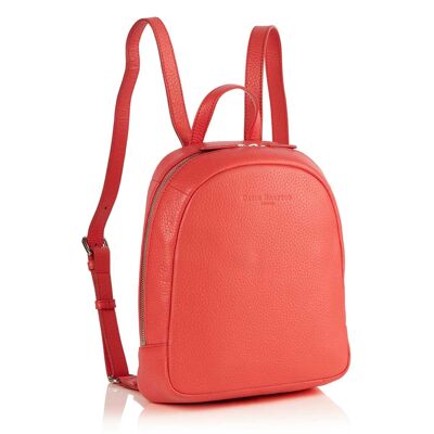 Jaipur Pink Richmond Leder Mohn Mini Rucksack