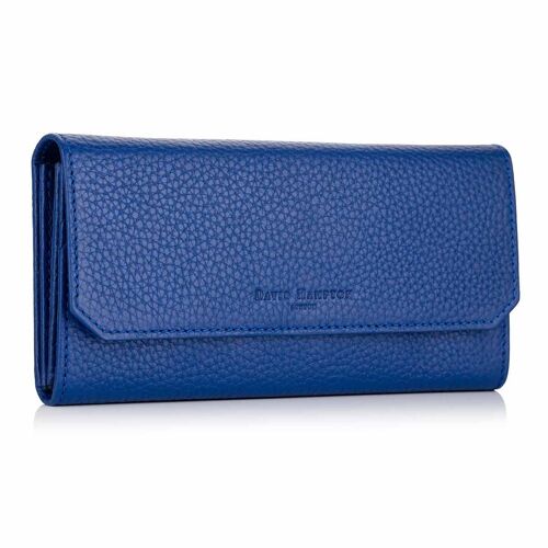 Sapphire Blue Richmond Leather Continental Wallet