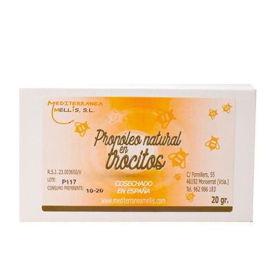 PROPOLIS NATURELLE EN MORCEAUX 20 g