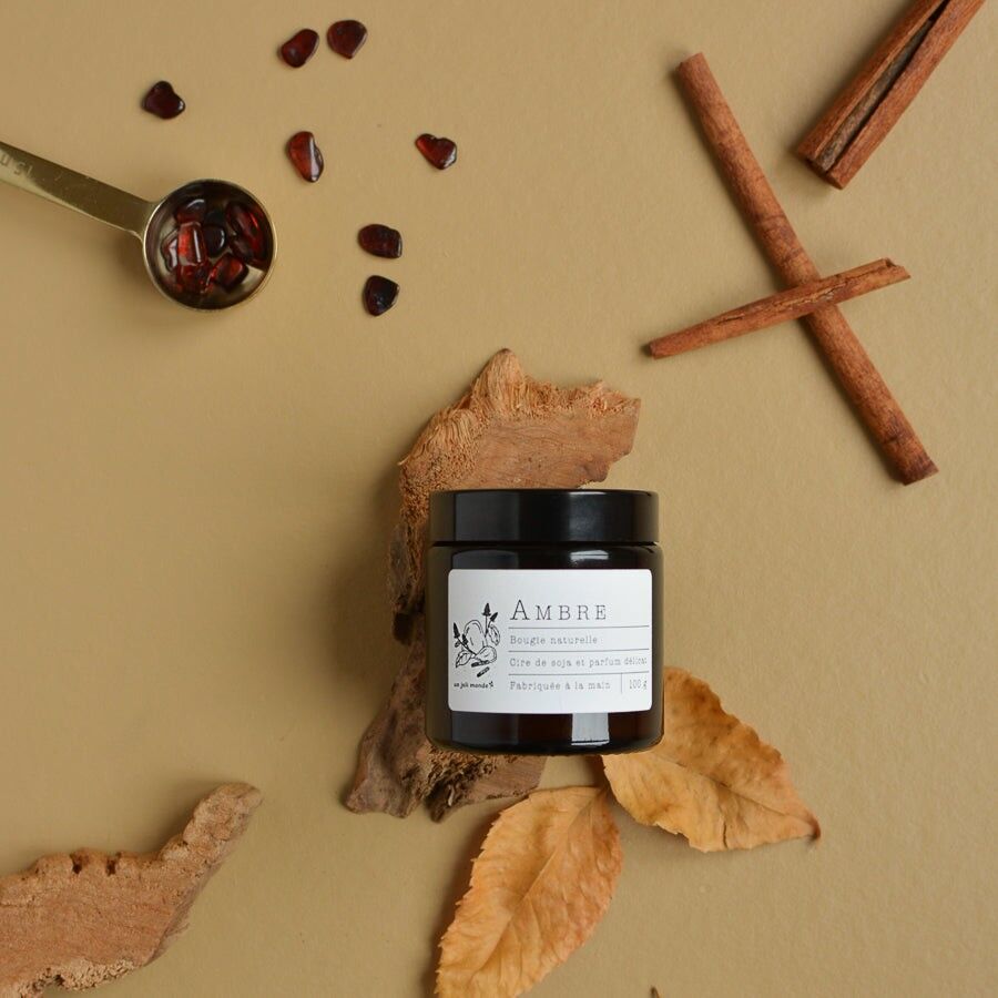 Candele d'ambra "Signature" - Candela media 100 g