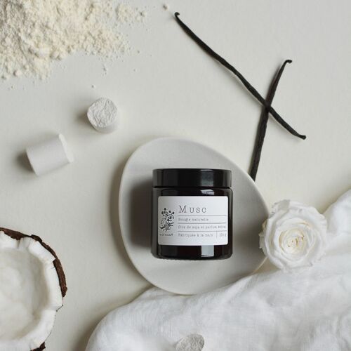 Bougies Musc "Signature" - Bougie moyenne 100 g