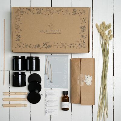 Kit 3 velas DIY medianas (100 g) - Ámbar - Ámbar