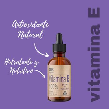 Vitamine E Liquide Pure (Tocophérol) 30 ml - Naturel - Antioxydant et Anti-âge pour le Visage, la Peau, les Cheveux et les Ongles 3