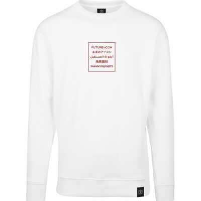 Future-Icon; World Citizen sweater White