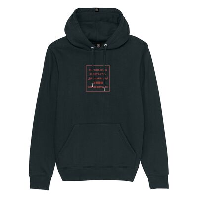 Future-Icon; World Citizen hoodie Black