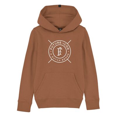 Future-Icon brand hoodie junior. Caramel