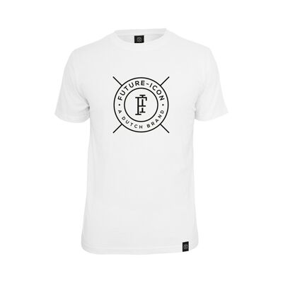 Future-Icon brand T-shirt White