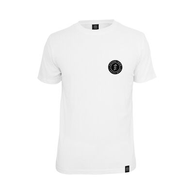 T-shirt met badge White