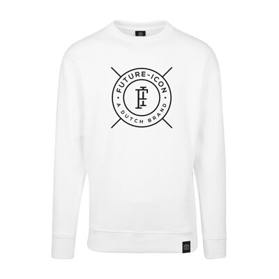 Future-Icon brand sweater White